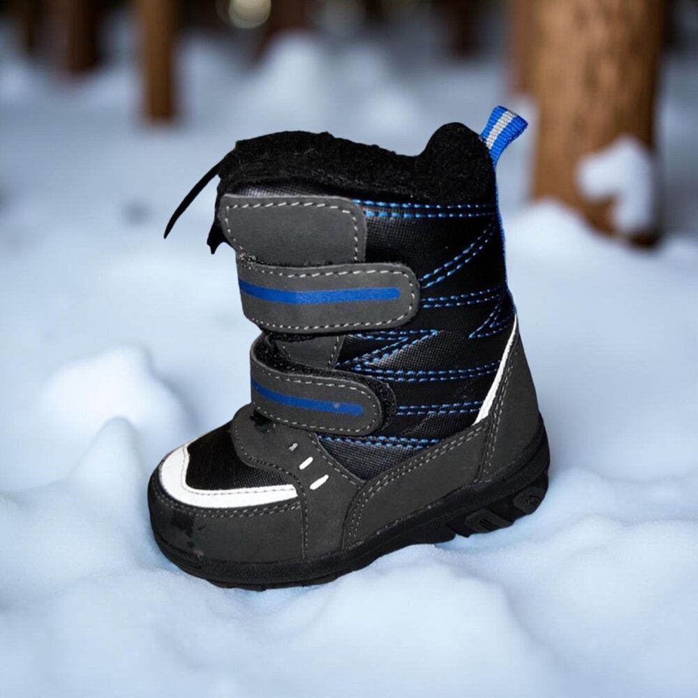 Toddler Totes Blue Julian Winter Boots Size 6 M